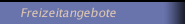 Freizeitangebote